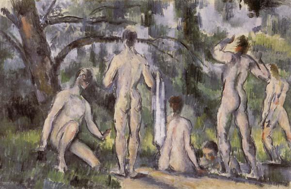 Paul Cezanne Six Women Spain oil painting art